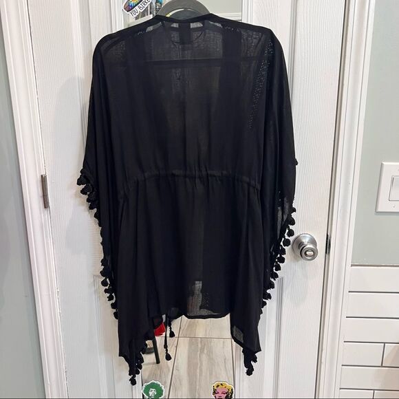 Vince Camuto sheer swimsuit coverup w drawstring waist (OS)- new with tags! - Picture 9 of 11